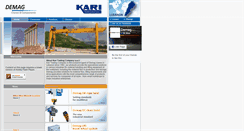 Desktop Screenshot of demagcranes-lb.com